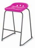 50 Stool tops available in Baby Blue, Black, Hot Pink, Green, Red, Slate & Orange.