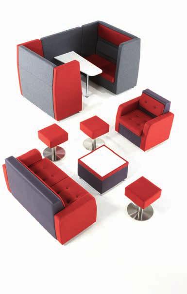 Breakout Furniture Project Pricing Available With its high rise back rest and media capabilities, the Cuddle range naturally creates privacy and acoustic comfort, and allows for