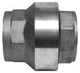 40XL2 SERIES IN-LINE SINGLE CHECK VALVE This check valve is ideal as a backstop against inlet pressure fluctuations The soft seated slow closing check design of the 40XL2 series is ideal as a