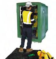 Utilised by electrical workers for standing on when working in front of pits, pillars, kiosks, substations, street light