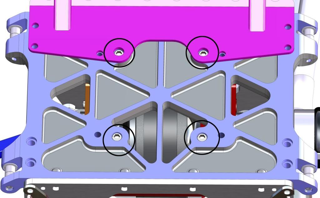 Rear Suspension Unit Installation: 1. Place the rear suspension unit onto a floor jack. 2. Slide unit into place as far forward as possible. 3. Install drive belt onto sprocket. 4.