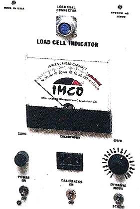 Check Load Cell Indicator illustration IC503 to ensure POWER and CALIBRATOR switch Is to "OFF" and MODE switch is to "STATIC". 7.