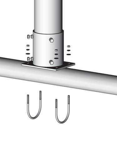 com Step 1: Install Pipe Caps on Vertical Pipes Before installing Pipe Caps, verify that all Vertical Pipes are level to one another. Install one Pipe Cap on each Vertical Pipe.