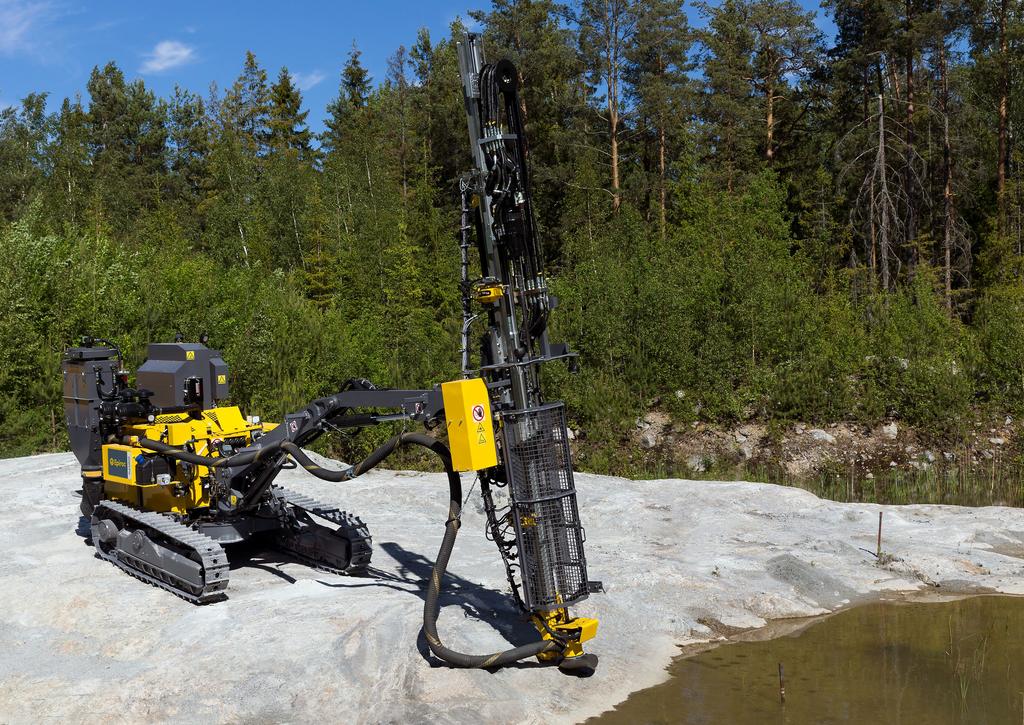 Improve your speed and accuracy The FlexiROC T25 R construction edition is a tophammer rig designed for faster drilling in a smaller hole range.