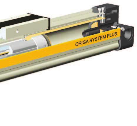 Origa OSP-P Rodless Cylinders Clean Room Version certified to DIN EN ISO 14644-1 BASIC GUIDE Compact, robust plain bearing guide for medium loads. SLIDELINE Guide system for moderate loads.