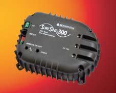 Toroidal transformer design generates good wave form throughout the range of input voltages. Handles 200% surge up to 600 watts.