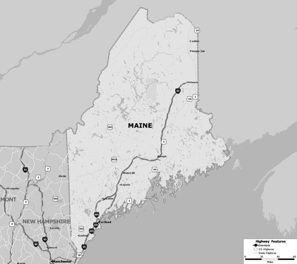 Exhibit 2. Maine Interstate Highway Prior to H.B.