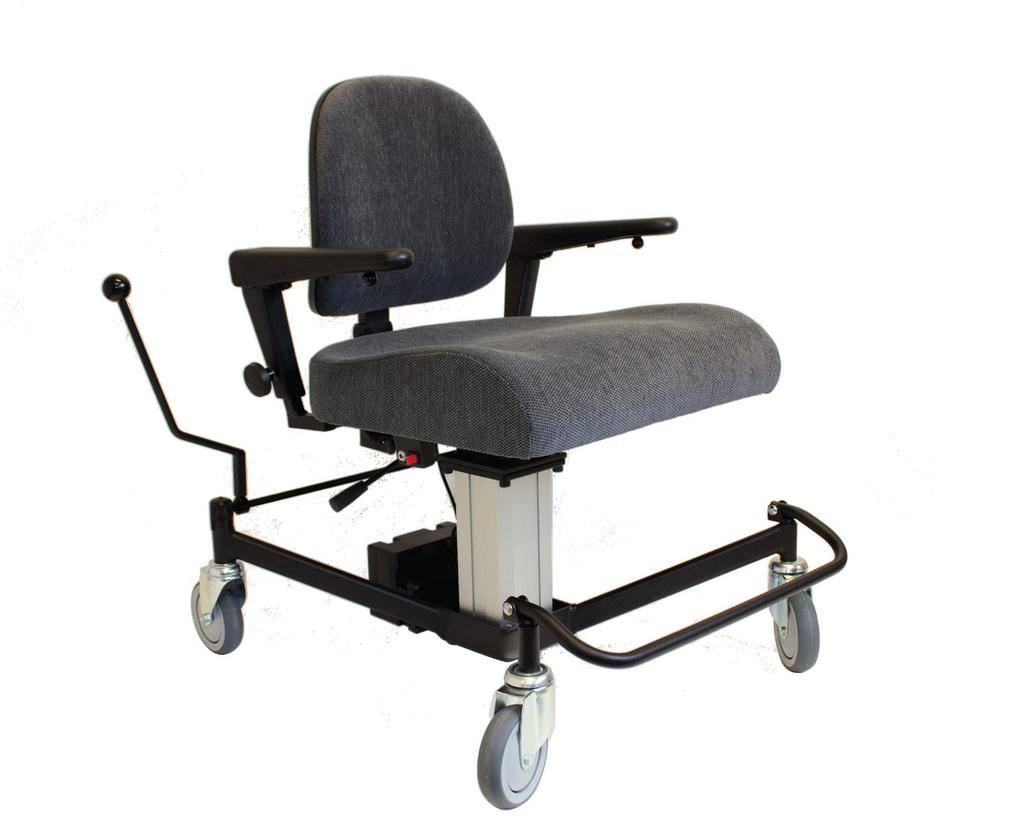 HEPRO E1 KILO Work chairs with electric seat lift for heavy users. Hepro E1 Kilo 9 Hepro E1 Kilo is a chair intended for heavy persons/users. The chair has electric seat lift with 10 cm height lift.