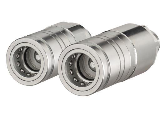 The permitted working pressures of push-to-connect Couplings are comparatively limited (depending on the respective nominal
