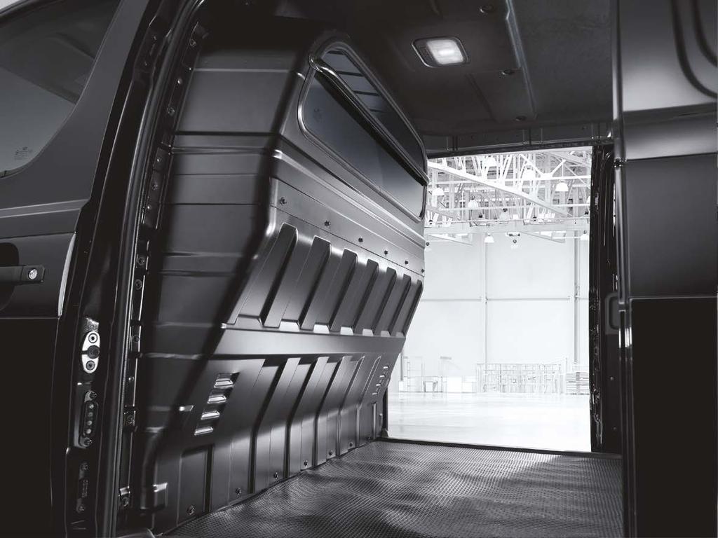 2/3-seater panel van cargo room Windows protection