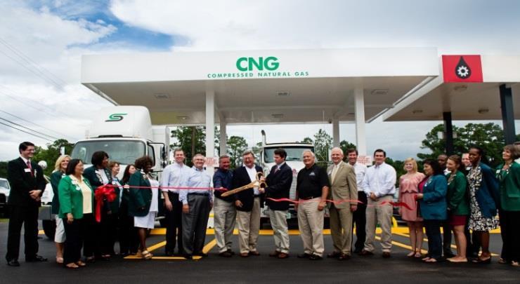 AGL USF CNG Program Update Seven stations were funded: 1 st to open was