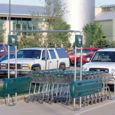 A1 J20 TROLLEY BAYS MOVABLE TROLLEY BAY If you have small store with limited outdoor or indoor space an no place