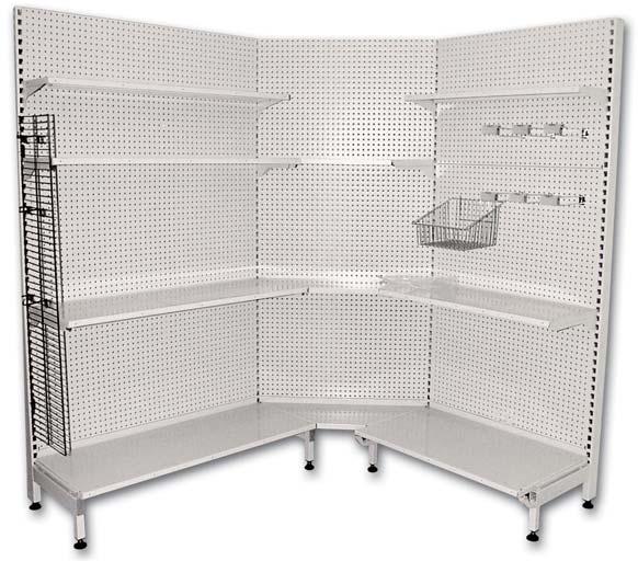 SYSTEM 38 GONDOLA Configuration Single-Sided Double-Sided SYSTEM 38 GONDOLA The Gondola system provides the solution for your heavy duty merchandising needs in a wide range for confi gurations.