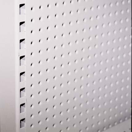 J2 FLP PANEL INSERTS Manufactured from 1.2mm steel perforated with a bullet hole pattern with holes at 25.4mm centers.