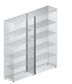 Unit Includes one adjustable shelf Four 2" legs with levelers Optional door lock available VC_3620S 36" X 20" X 29" Cubic Ft: 15 Ship Weight: 148 919 933 947 Open Bookcase VC_BK3672 36" X 15" X 72"