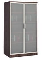 Executive Bowfront Workstation - 71 x 107 1088 Options As Shown: Hutch with 2 glass doors 284 2 Drawer