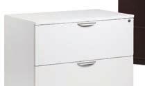 documents. Mechanical interlock on 3 and 4 drawer models ensures one drawer opens at a time.
