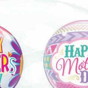 Mother's Day Mother s Day Big Flowers #47601 22" Mother s Day Dots & Stripes #47636 22"