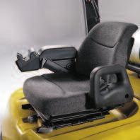 Intelligent ergonomics Operators prefer our trucks. Operator comfort is enhanced by the increased foot space in the well designed operator s compartment.
