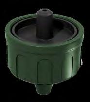 25, 26.20 l/h A dripper outlet cover for 26.20 l/h models is available to diffuse the stream caused in high flow models.