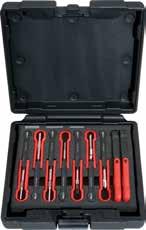 K152.1100 1 Set 4 Piece Set 4 x Sizes: 6, 8, 10, 12 mm. 1/2" Drive Extra Long Special Twist Socket Set Chrome molybdenum steel, phosphate finish. Length: 145 mm. For use with an impact wrench.