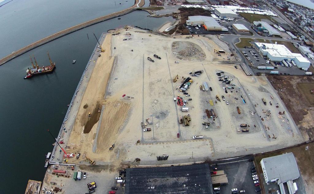 New Bedford Commerce Marine Terminal: Site Aerial Photo Looking East, 06