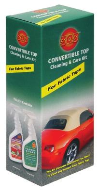 Automotive Care Convertible Tops / Tonneau Covers 303 Convertible Top Cleaning & Care Kits 030520 030510 For Fabric