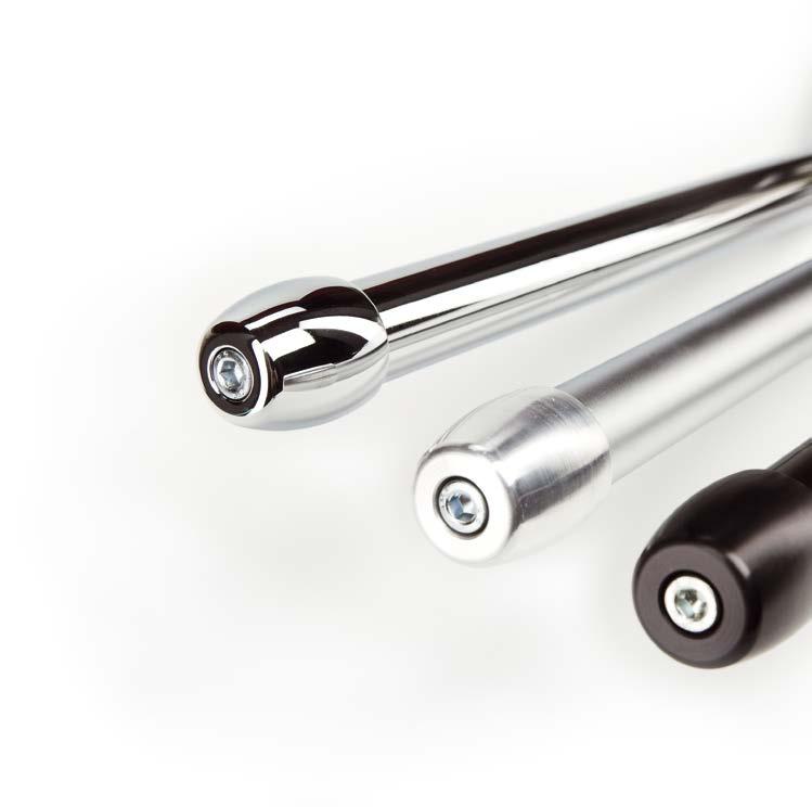 A special feature is TRW s one-inch (25.4 mm) steel handlebars.