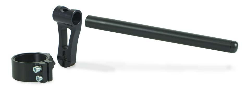 with clamp height of 32 mm COMFORT Raised sports clip-ons The specially shaped clamps, which are machined