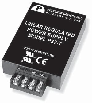 P POLYTRON POWER SUPPLIES - P3, P5 Series LINER ENCPSULTED POWER MODULES REGULTED 5Vdc-250Vdc P.C. CRD OR CHSSIS MOUNTING FETURES UL, CE & CS pproved (ll Models) Regulation Line & Load 0.2% to 0.