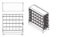 CUBBY DIVIDERS There are four dividers available in two depth and
