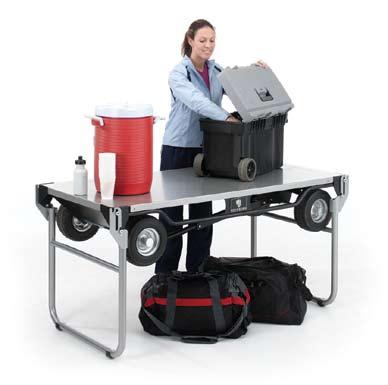 The Transport Cart makes it easier than ever to move a variety of equipment through your