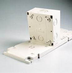 one-module with tinted window - two-module with tinted window - one-module with cutouts (with provision for mounting 16 A and 32 A IEC309 Series flush-mounting socket outlets and socket outlets for