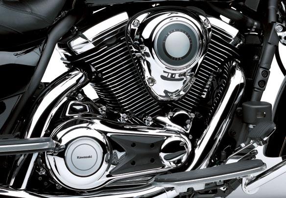 KAWASAKI CRAFTSMANSHIP Kawasaki Cruisers have always been a showcase of craftsmanship and attention to detail. The VN1700 series models are no exception.
