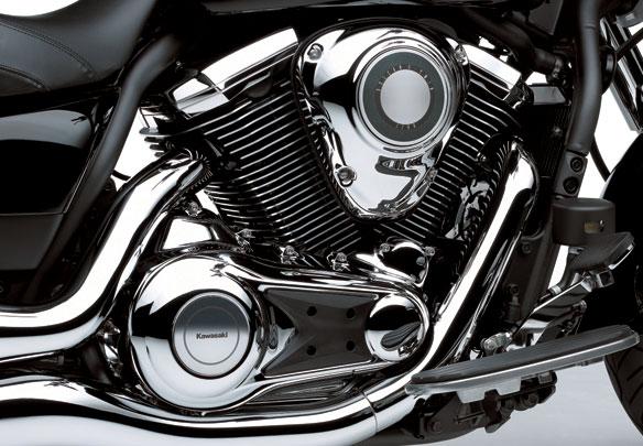 POWERFUL 1700CC V-TWIN ENGINE Newly designed engine is based on that of the VN2000. It offers both significant torque and power gains over its predecessor, as well as superior passing performance.