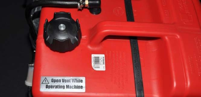 Ensure fuel tap is open, choke is fully open and turn the key or pull the starter rope to start engine. (Refer to engine manual for more information).