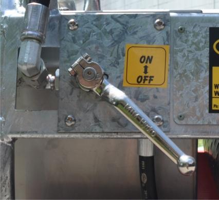 Check for leaks in the line connections. All leaks must be fixed before using the jetter. 6. Turn on ball valve to activate high pressure jet to nozzle. 7. Start jetting. Ease the hose down the drain.