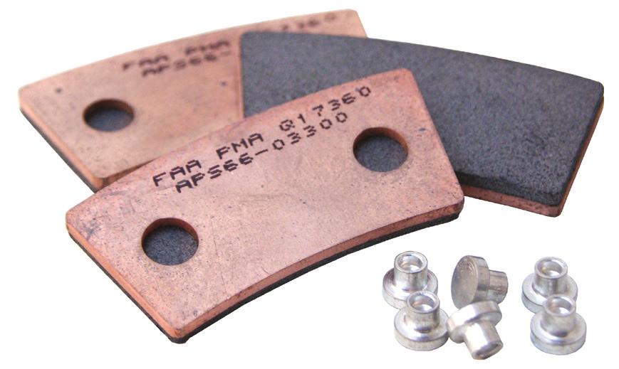 Lining and Rotor Break-In Information Pins Lining retaining pins are used on various metallic brake linings.