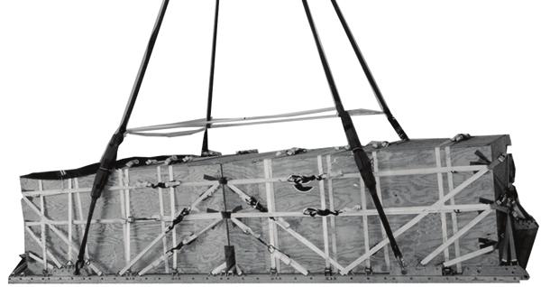 Rigging Mass Supply Box on a 0-Foot, Type V Platform for Low-Velocity Airdrop INSTALLING LOAD COVER, SUSPENSION SLINGS AND DEADMAN S TIE 6-7.