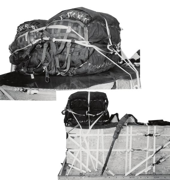 Chapter 6 INSTALLING PARACHUTES 6-8. Compute the parachute requirements for the load being rigged according to FM 4-0.0/MCRP 4-.3J/NAVSEA SS400-AB-MMO-00/TO 3C7--5.