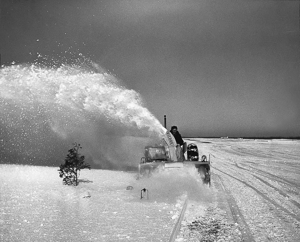 1950 snow blower at