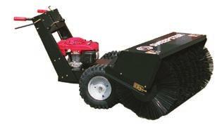 Specifications Model Width Path @ 15 angle Weight (Approx) Brush Diameter Low Brush Speed High Range Brush Speed WSP36 36 32 310 lbs 24 100 rpm 190 rpm GROUP 1 - WSP36 Basic Sweeper WSP36 2 brush