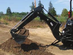Backhoes Model 485 (3- or 4-Point Hitch) To order a complete Backhoe Assembly, choose one item from each group listed for your model GROUP 1 - Backhoes Requires flow control when used on skid steer
