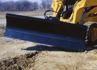 Dozer Blades Adjustable tilt and angle for cut grading. Hoses and Universal Flat Face Couplers included. Attaches to Skid Steer Universal Hitch. Dozer Blade 84 dozer blade 88861 1300 $6,040.