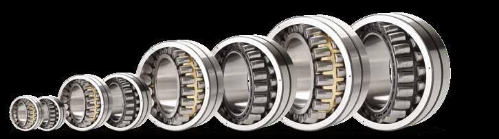 ALL-AROUND SOLUTIONS Manage your spherical roller bearing needs more simply with an unmatched range of choices from one source.