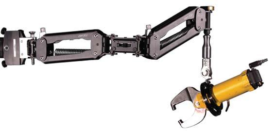 zerog mechanical arms make tools virtually weightless.