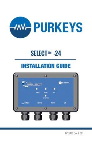 SELECT-24 INSTALLATION GUIDE PART#