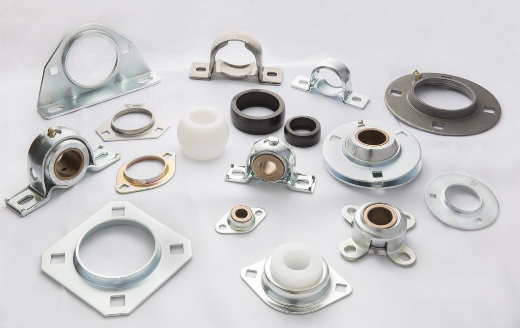 STAMPED STEEL BEARING HOUSING SPECIALISTS Your Complete Source for Stamped Steel Bearing Housings & Bronze Bushed Bearing Assemblies Stamped Steel Bearing Housings Bronze Bushed and Plastic Bearings