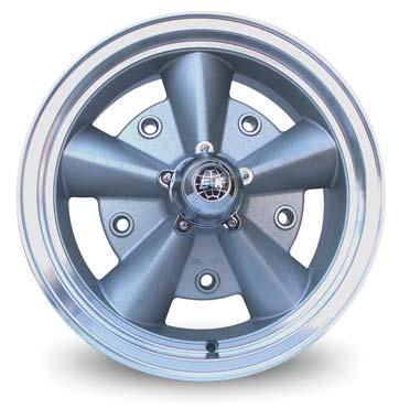 All these FLAT 4/ENKEI wheels are produced to fit on all VWs. These Flat 4 Aluminum Slotted Dish Wheels are available in 5 lug VW pattern (15 x 5 1/2"). Wheel inset (ET) is 23mm.