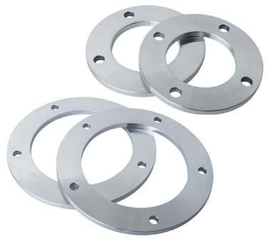 They can be used for obtaining a wider track or needed clearance for Brake Calipers and Tire to Spring Plate Clearance.